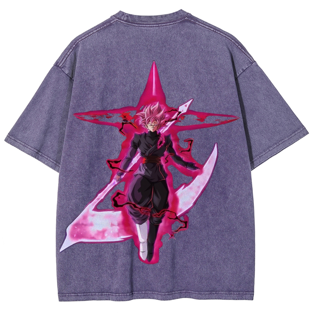 Dragon Ball Black Goku Rosé Sword Vintage Wash Tee