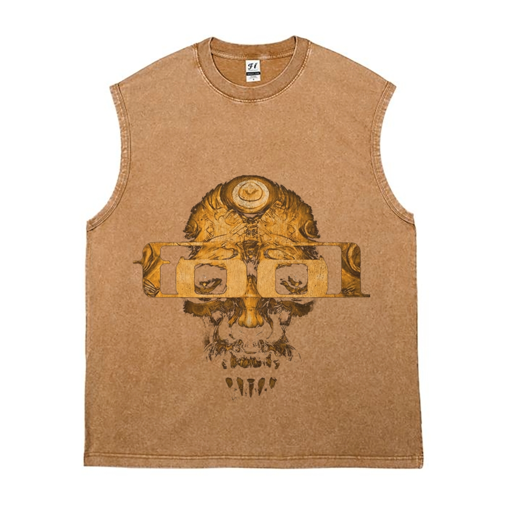 "Golden Cranium" Vintage Tank Top