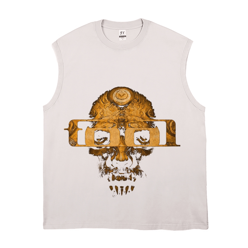 "Golden Cranium" Vintage Tank Top