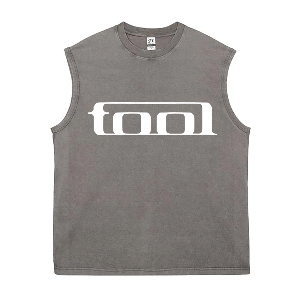 Printed Washed Tank Top