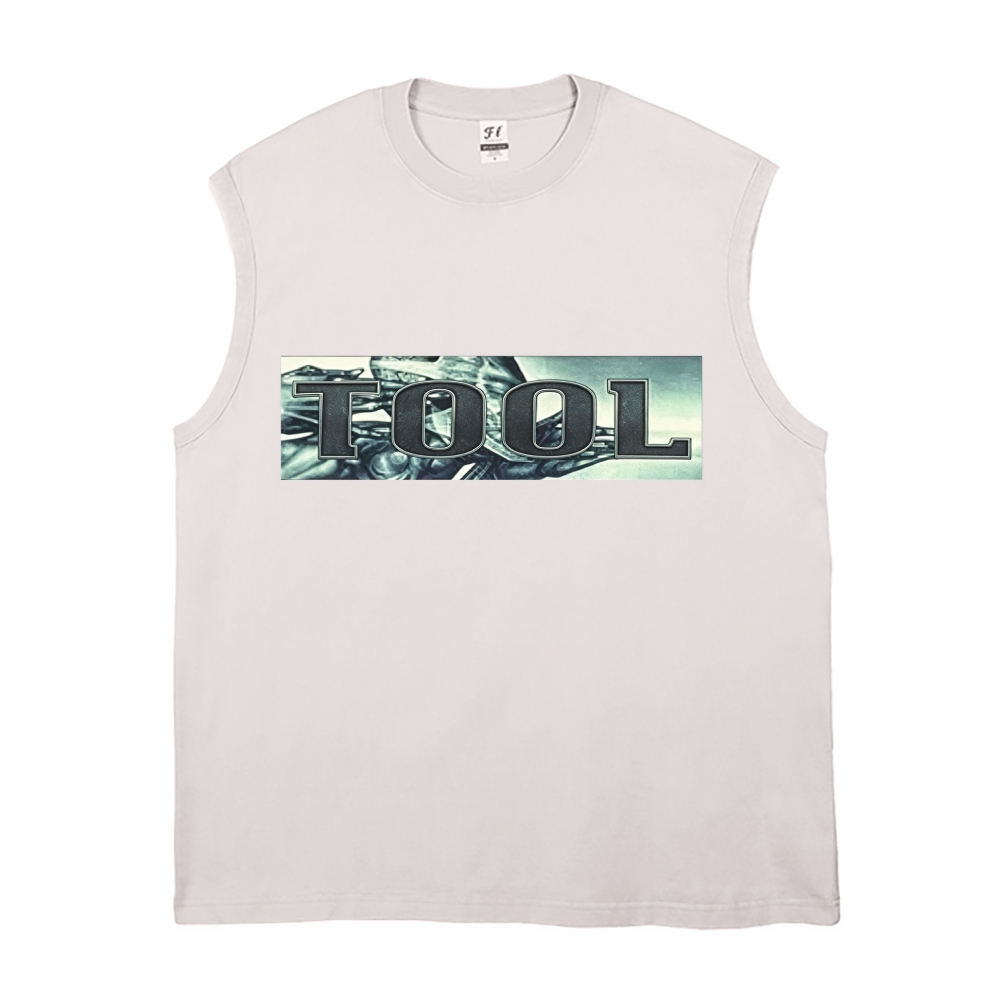 Printed Washed Tank Top