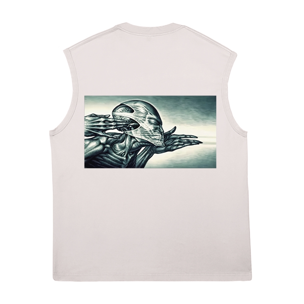 Printed Washed Tank Top