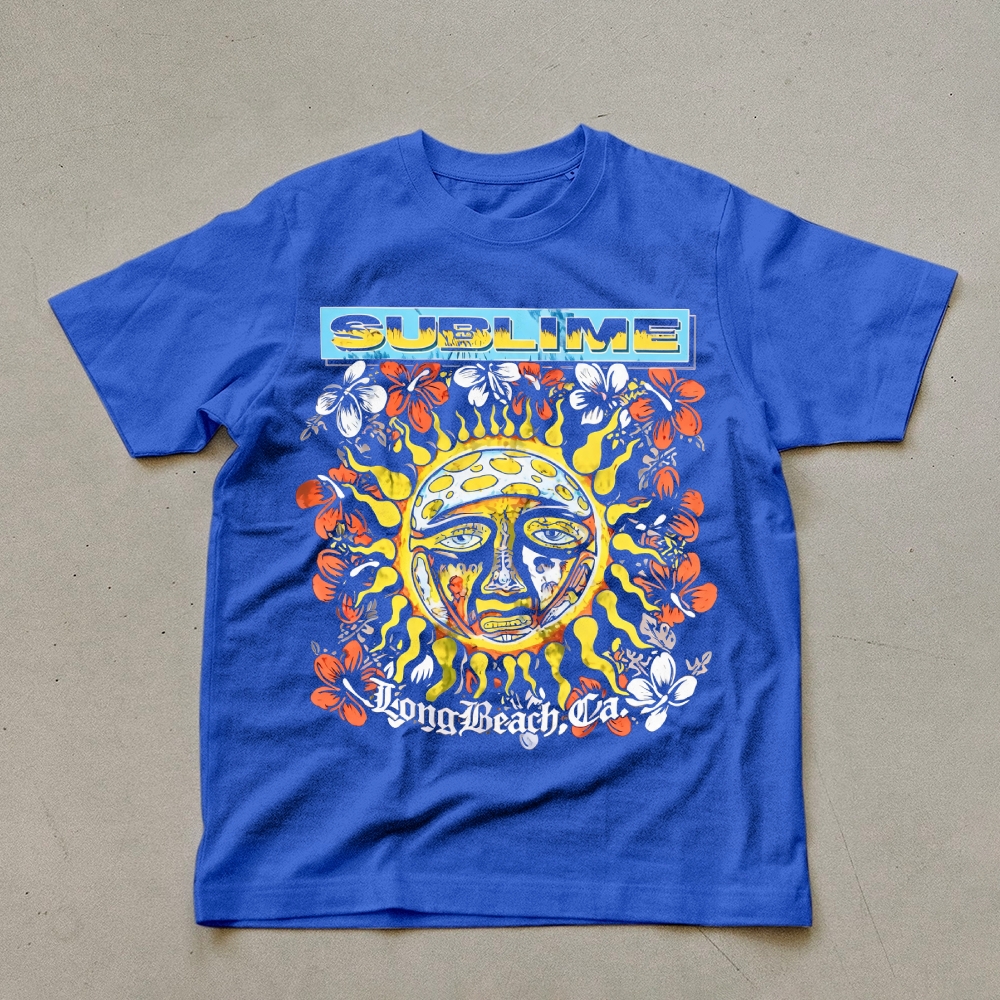 Sublime Vintage Skull Graphic T-Shirt