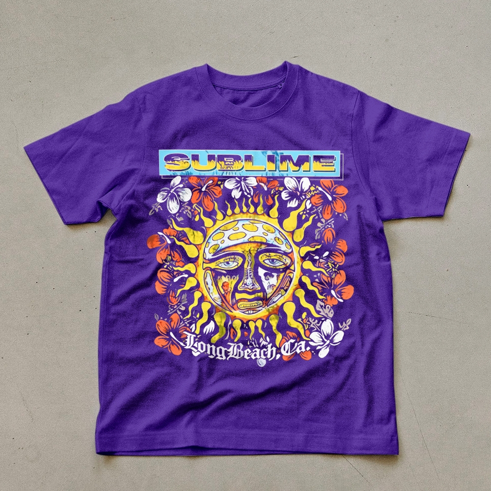 Sublime Vintage Skull Graphic T-Shirt