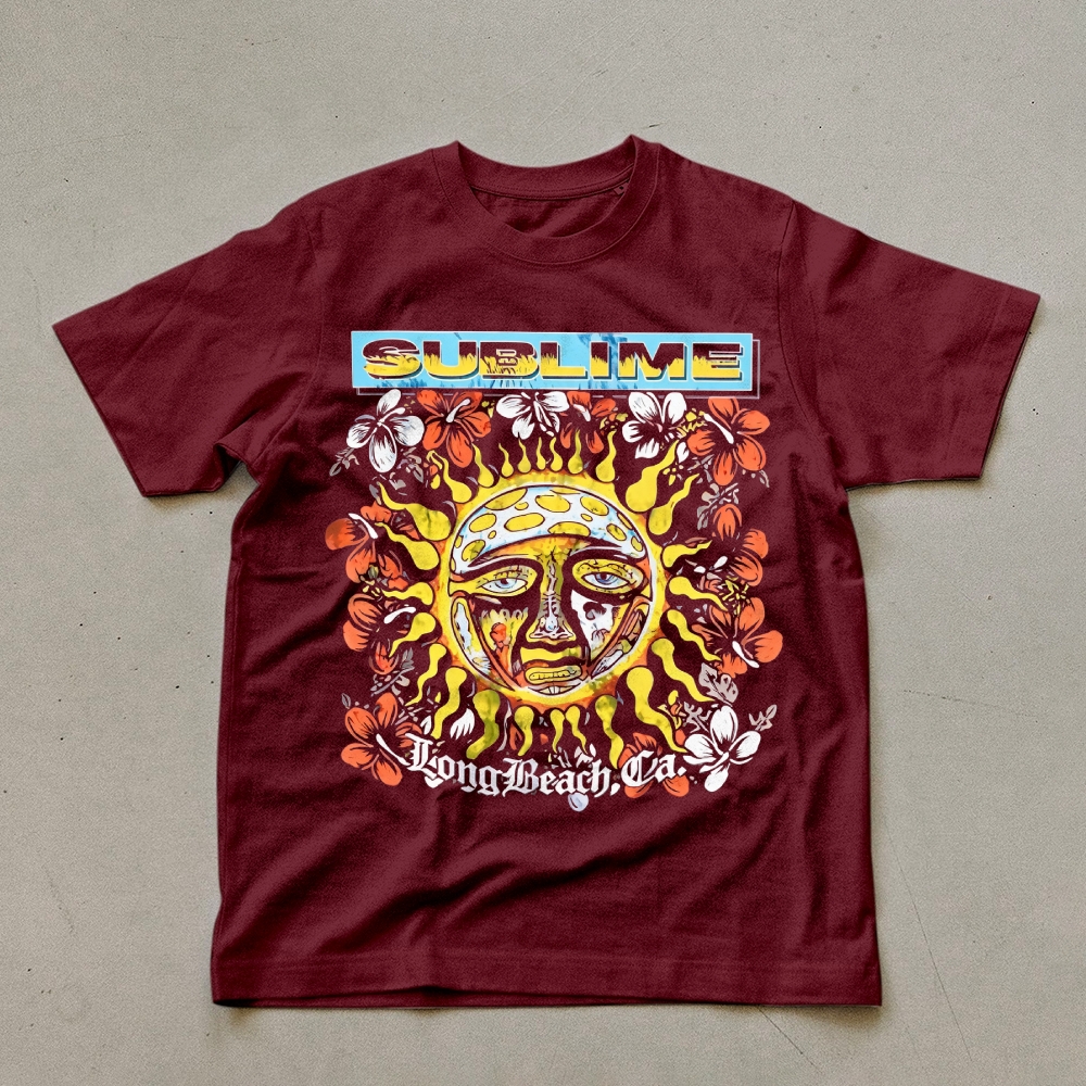 Sublime Vintage Skull Graphic T-Shirt