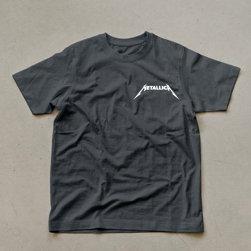 Metallica Rock On Skull Graphic Band Tee