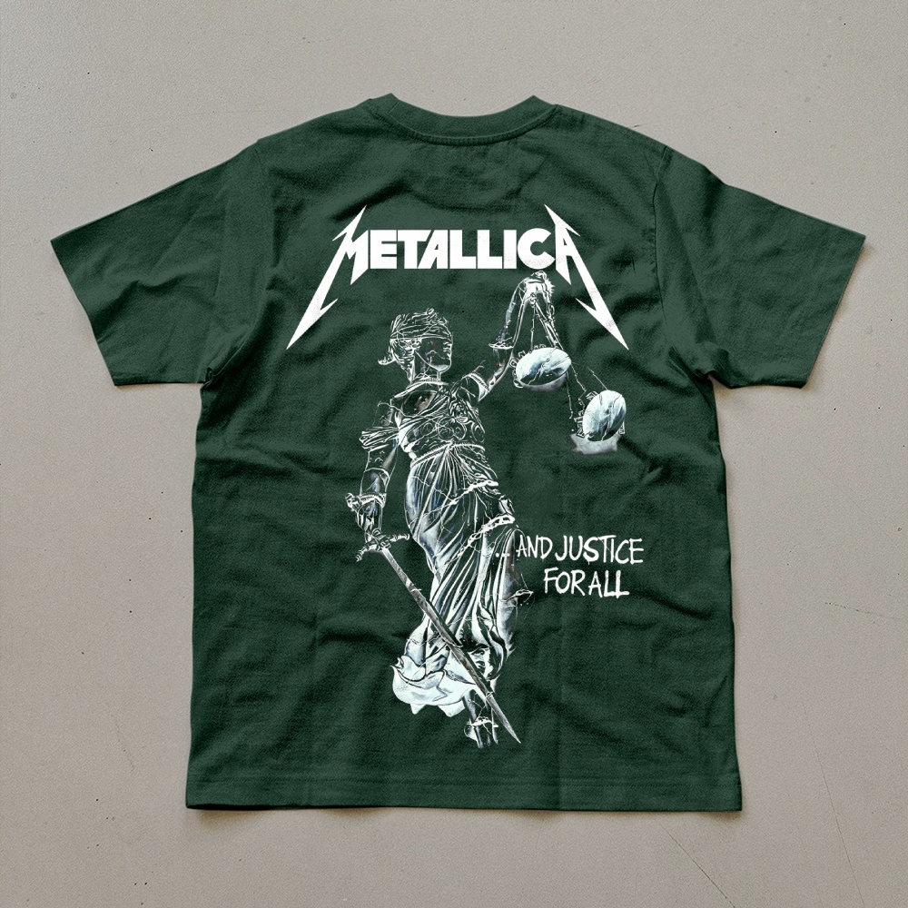 Metallica And Justice For All Lady Justice Tee