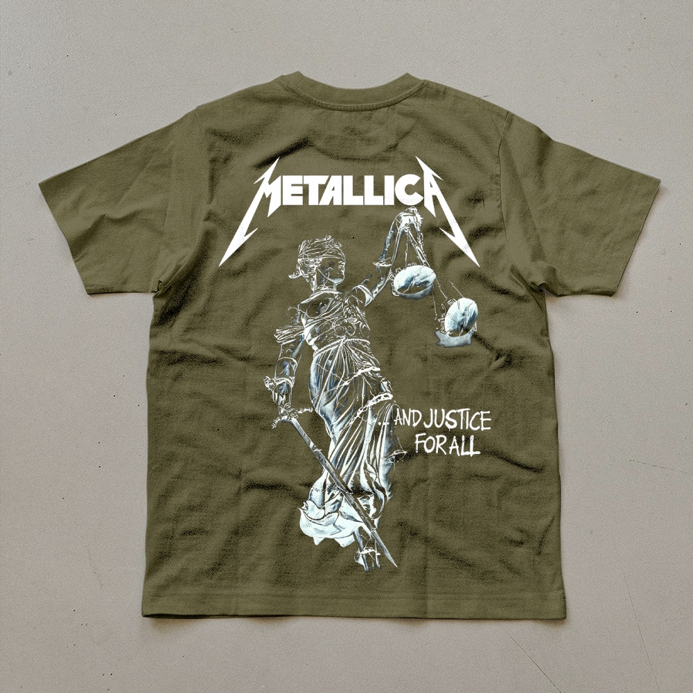 Metallica And Justice For All Lady Justice Tee