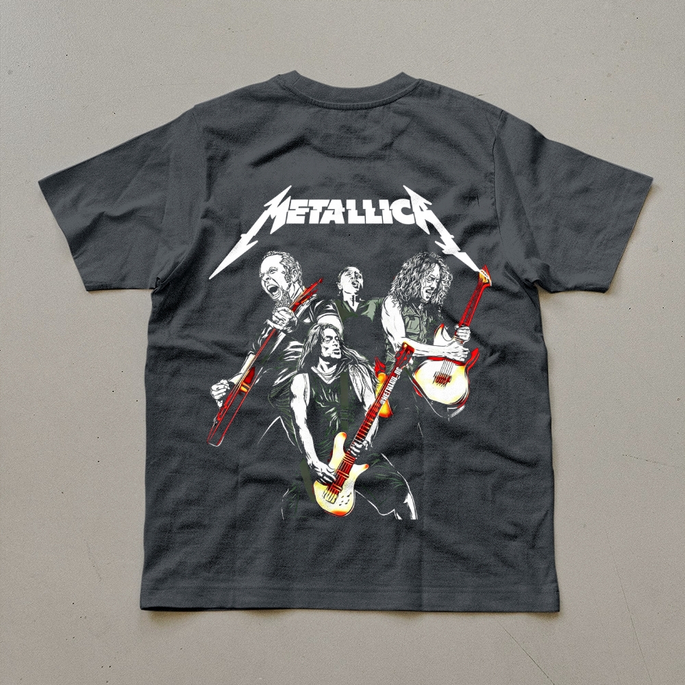 Metallica Live Band Group Graphic Tee