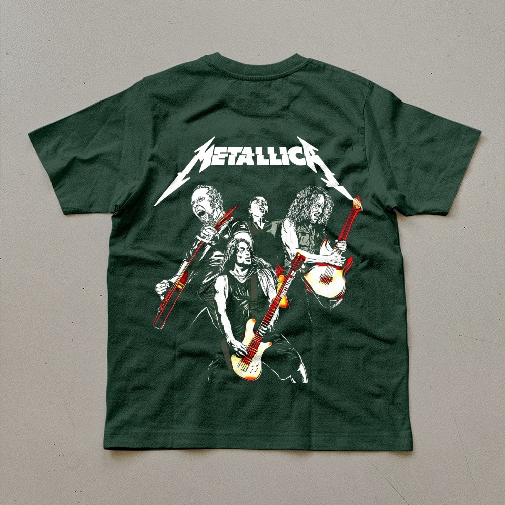 Metallica Live Band Group Graphic Tee