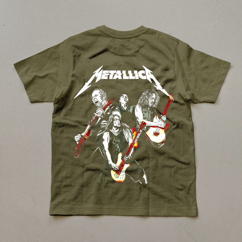 Metallica Live Band Group Graphic Tee