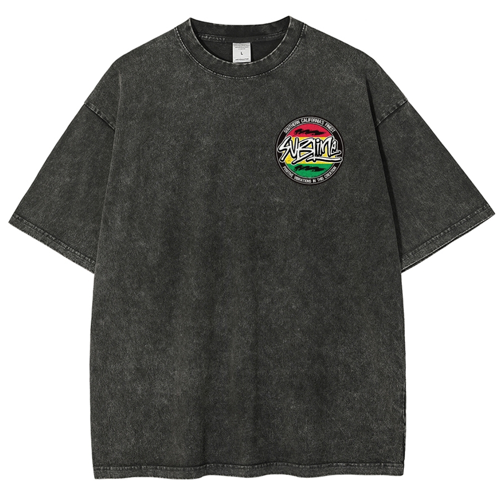 Sublime San Diego Dalmatian Van Tour Washed Tee
