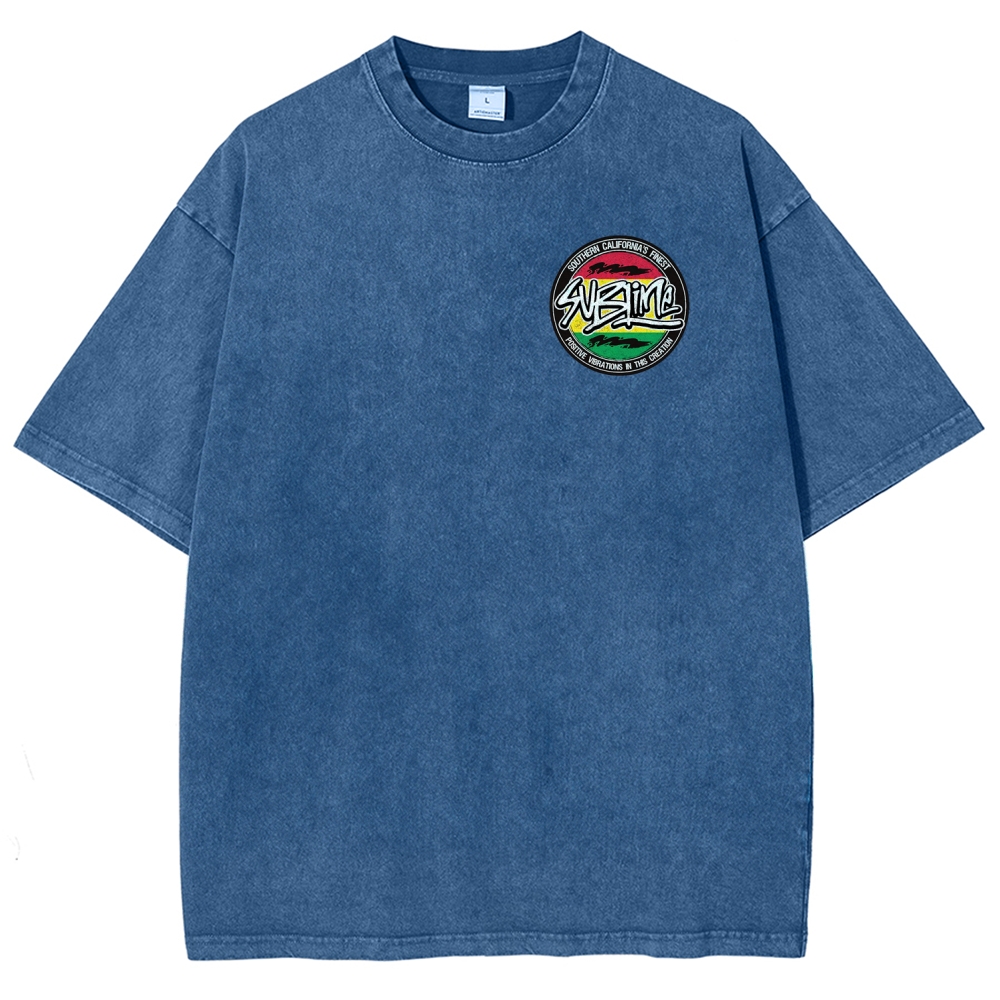 Sublime San Diego Dalmatian Van Tour Washed Tee