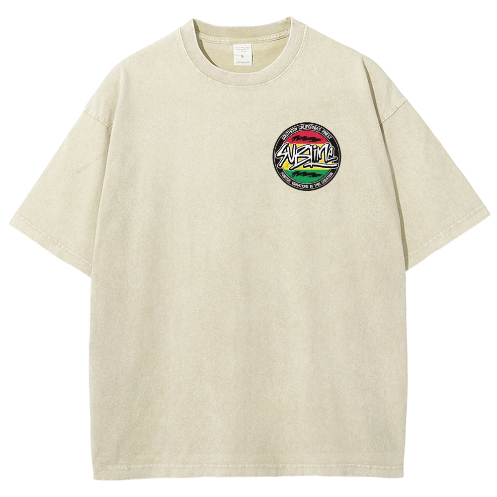 Sublime San Diego Dalmatian Van Tour Washed Tee