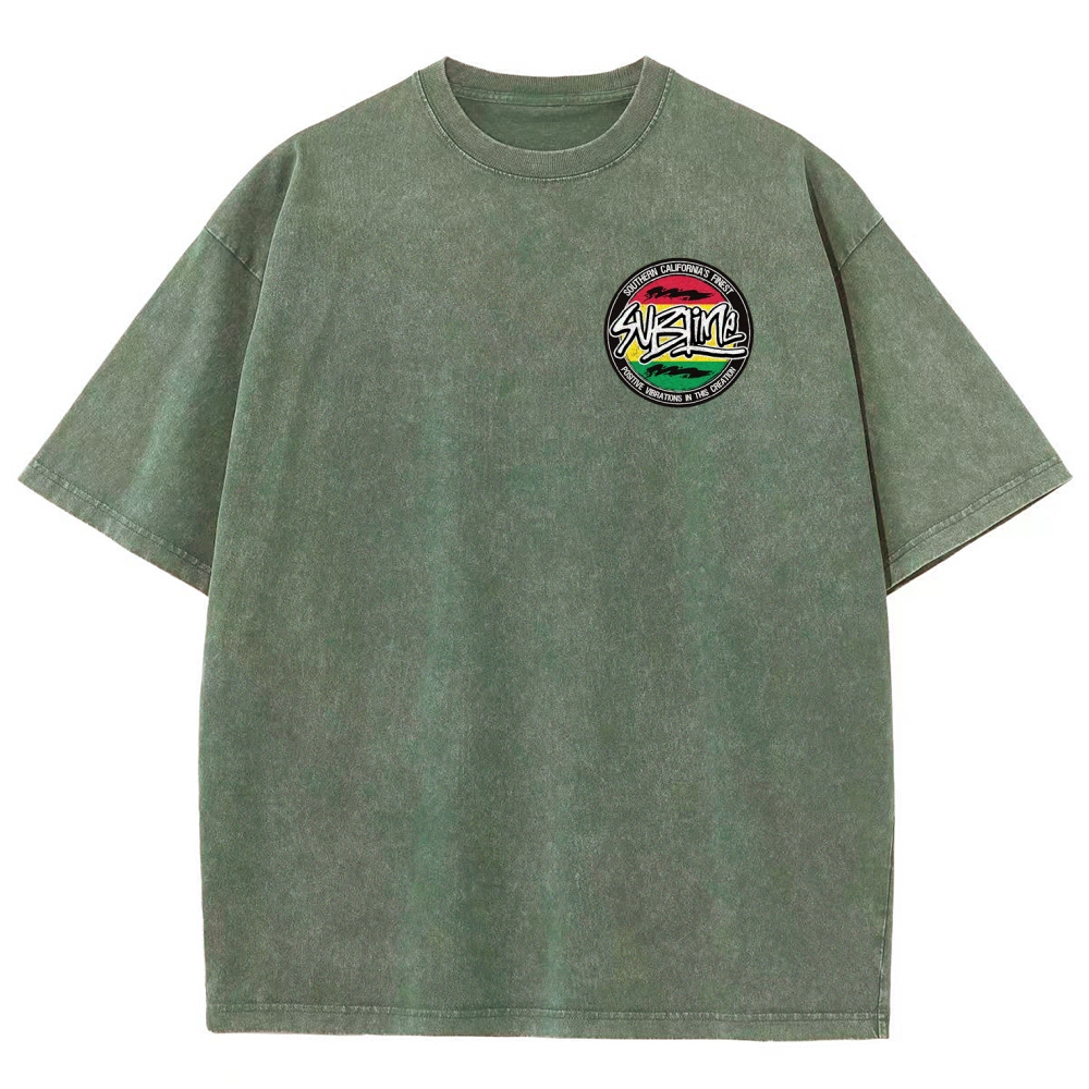 Sublime San Diego Dalmatian Van Tour Washed Tee