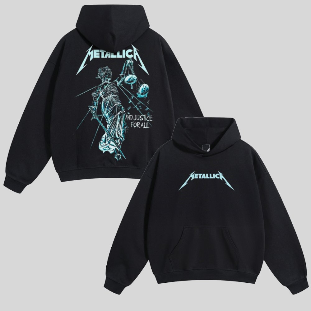 Metallica And Justice For All Lady Justice Hoodie