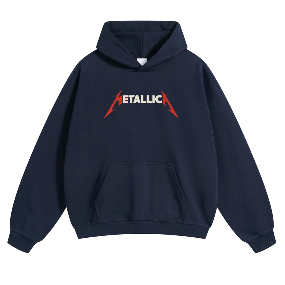 Metallica Mohawk Skull Cross Guitar Hoodie