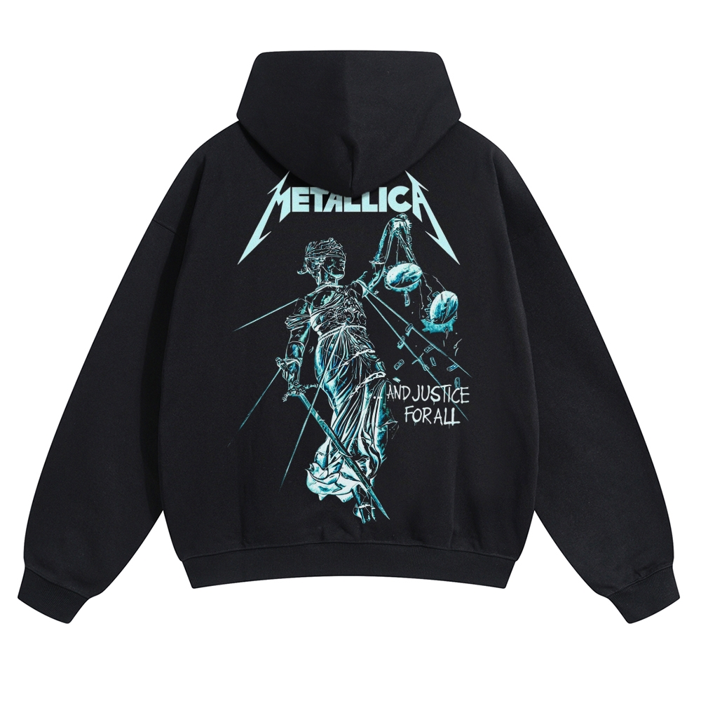 Metallica And Justice For All Lady Justice Hoodie