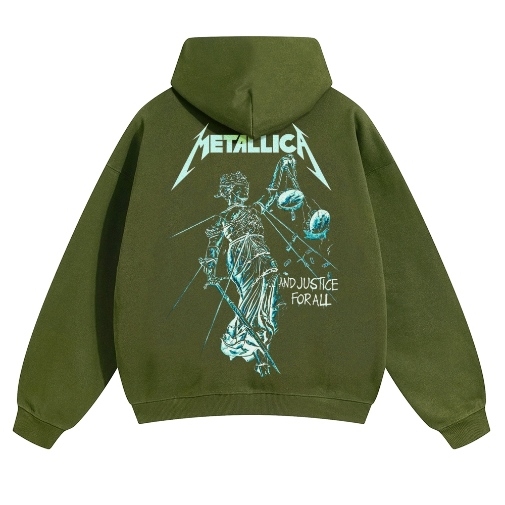 Metallica And Justice For All Lady Justice Hoodie