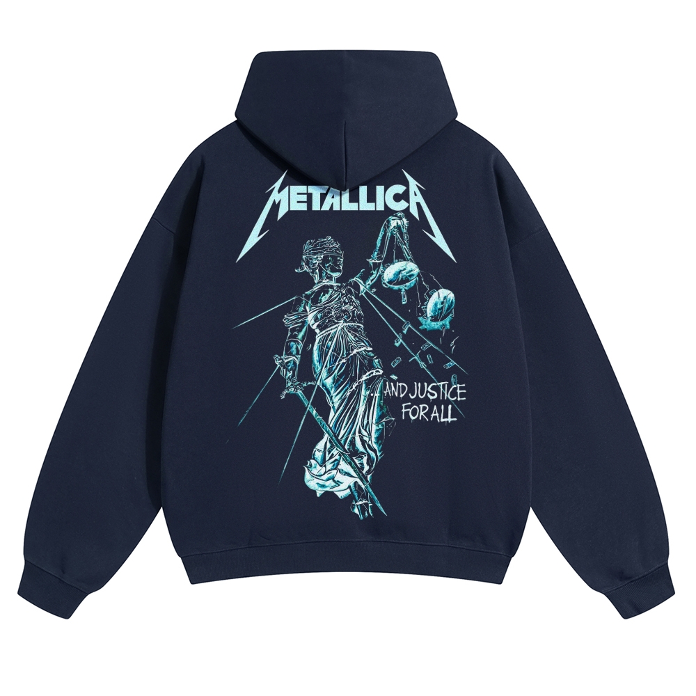Metallica And Justice For All Lady Justice Hoodie