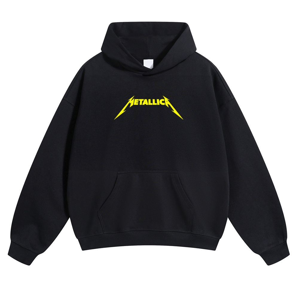 Broken Clock Neon Skull Graphic Hoodie