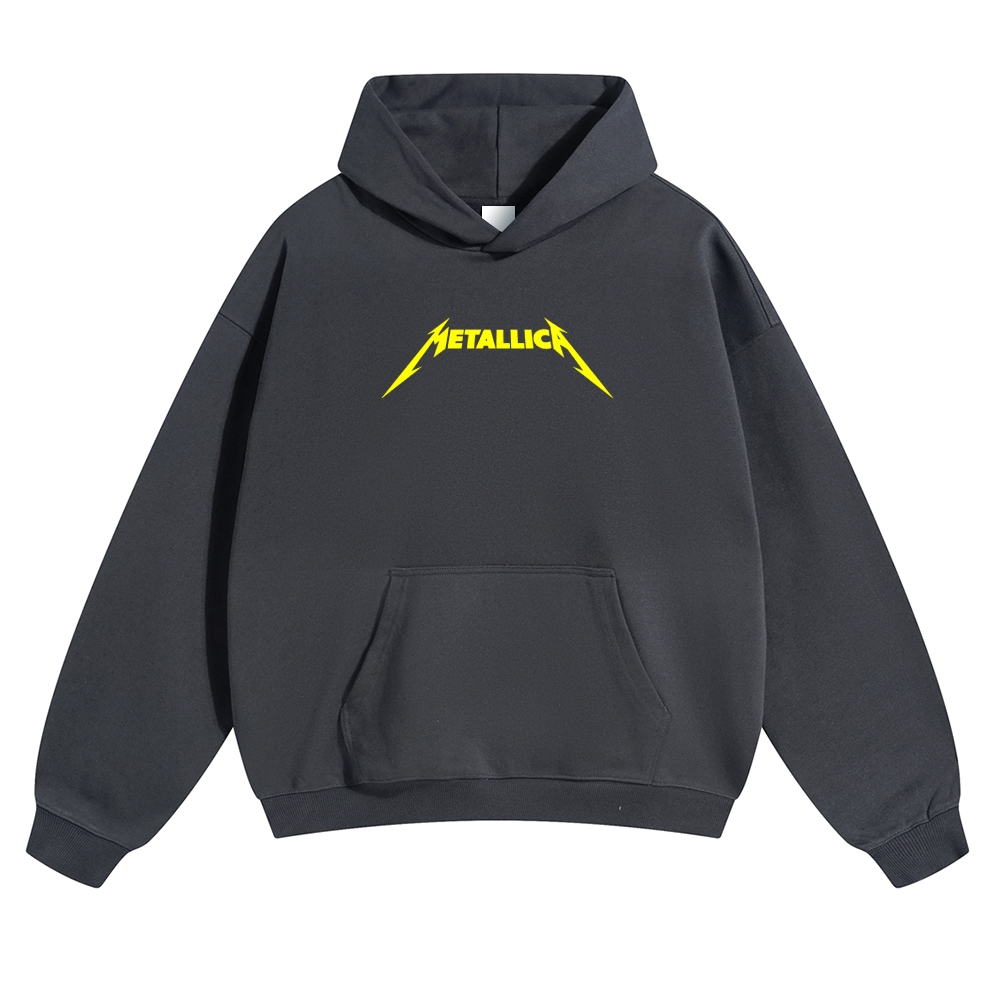 Broken Clock Neon Skull Graphic Hoodie
