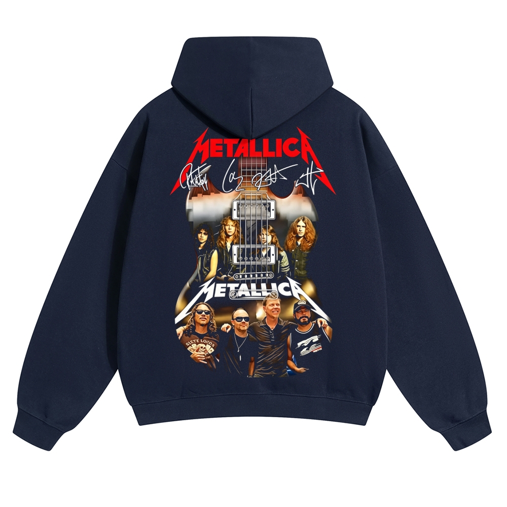 Band Signature Collage Guitar Hoodie