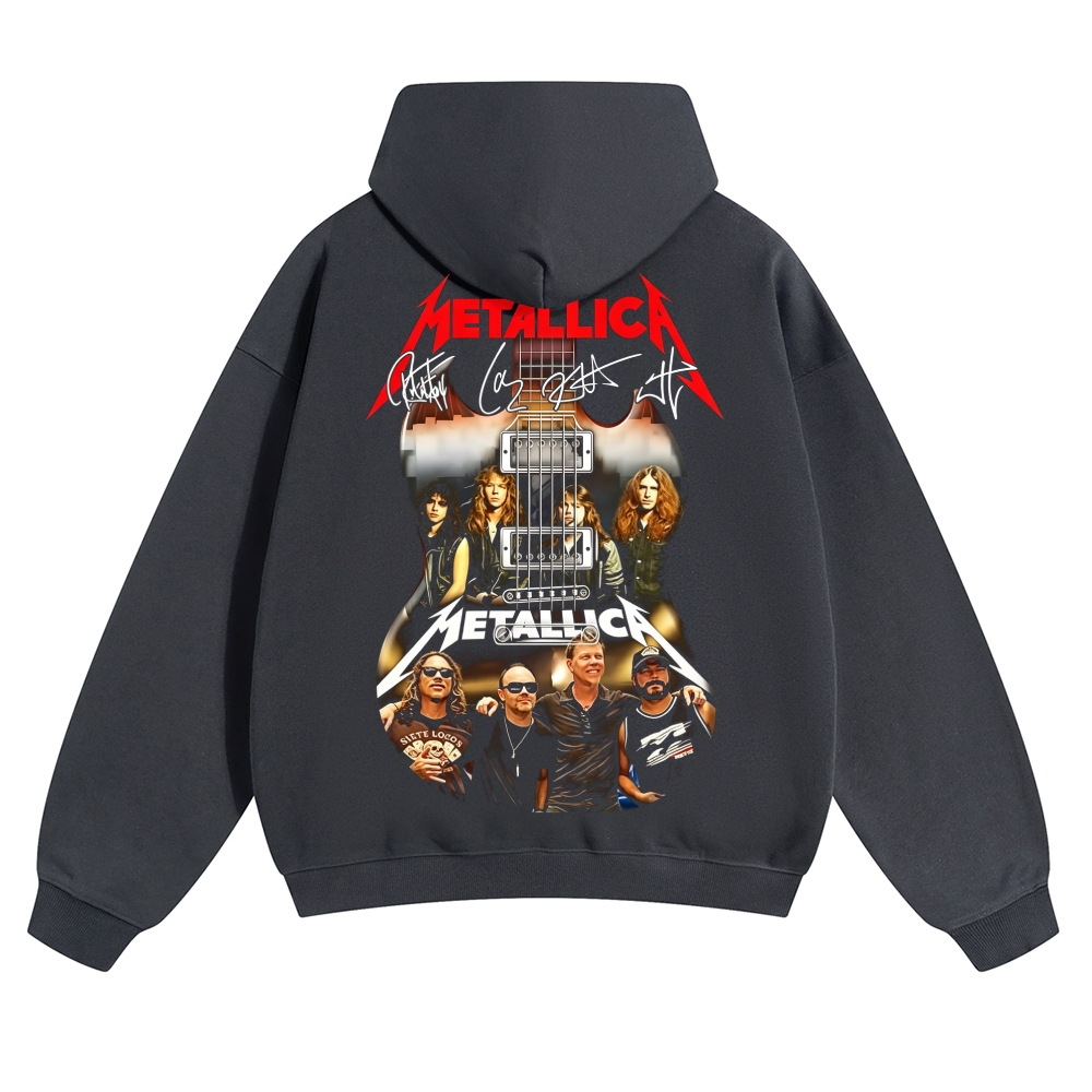 Band Signature Collage Guitar Hoodie