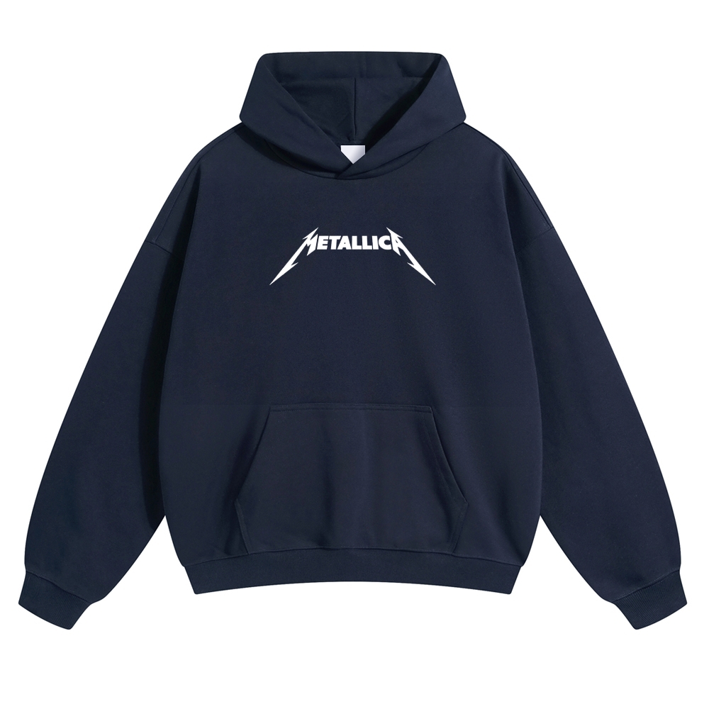 White Explorer Guitar Distressed Hoodie
