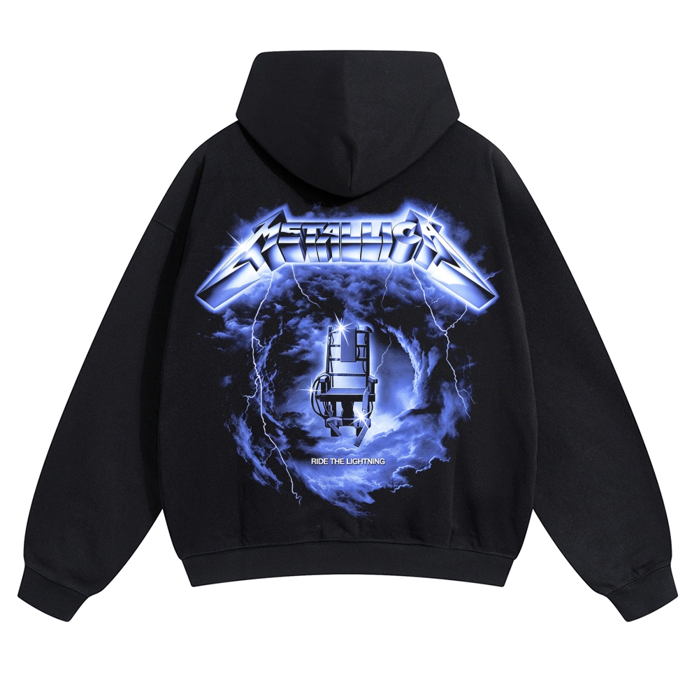 Lightning Electric Chair Galaxy Hoodie