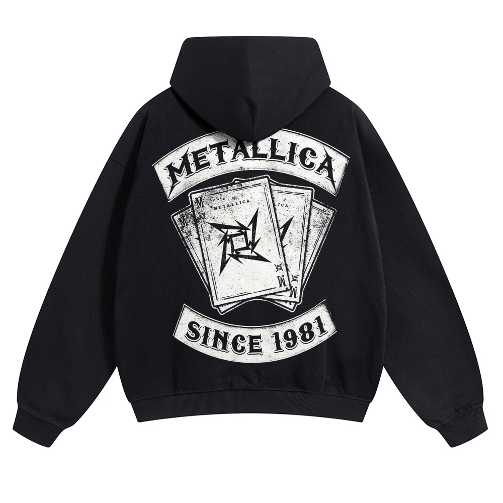 Vintage Card Banner Graphic Hoodie