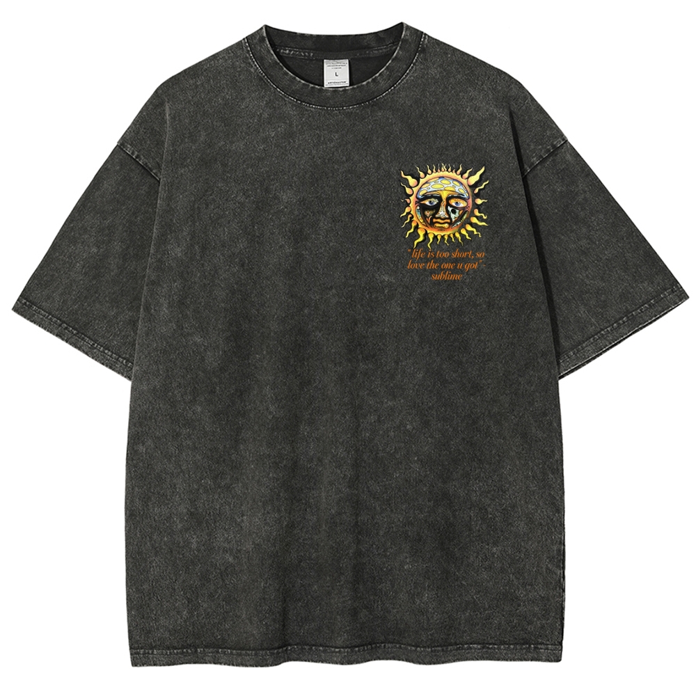 Vintage Sun Lyric Washed Tee