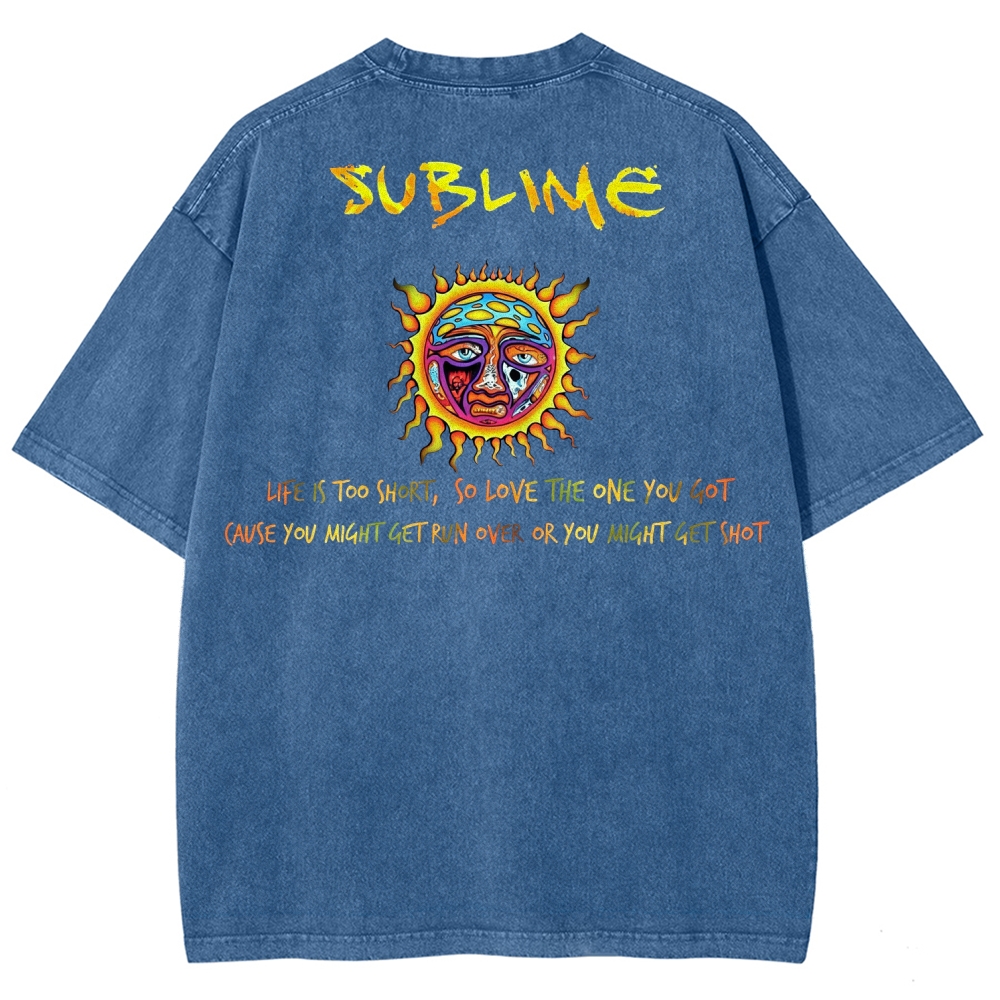 Vintage Sun Lyric Washed Tee