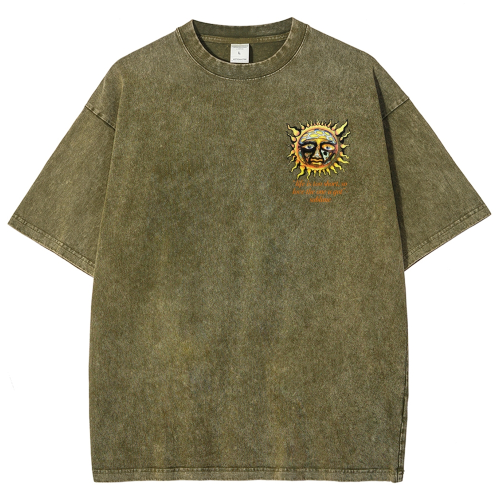 Vintage Sun Lyric Washed Tee