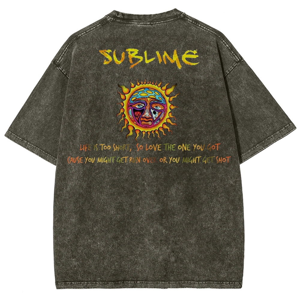 Vintage Sun Lyric Washed Tee
