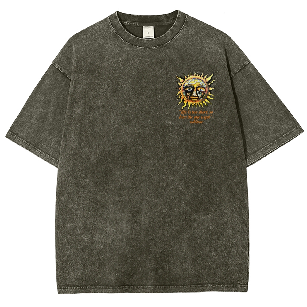 Vintage Sun Lyric Washed Tee