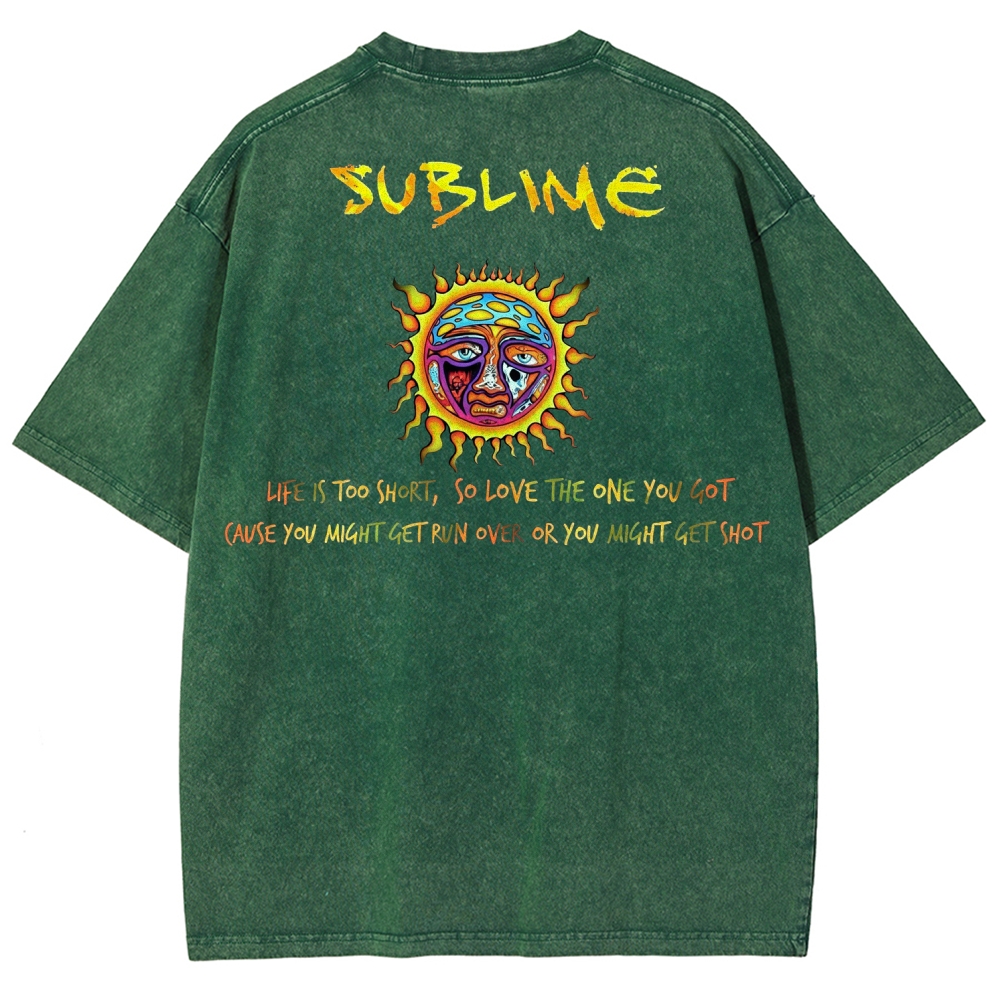 Vintage Sun Lyric Washed Tee