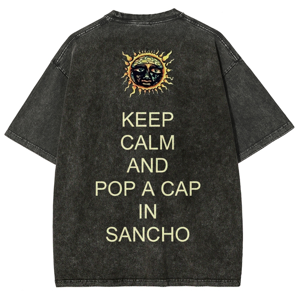 Keep Calm Sancho Washed Tee