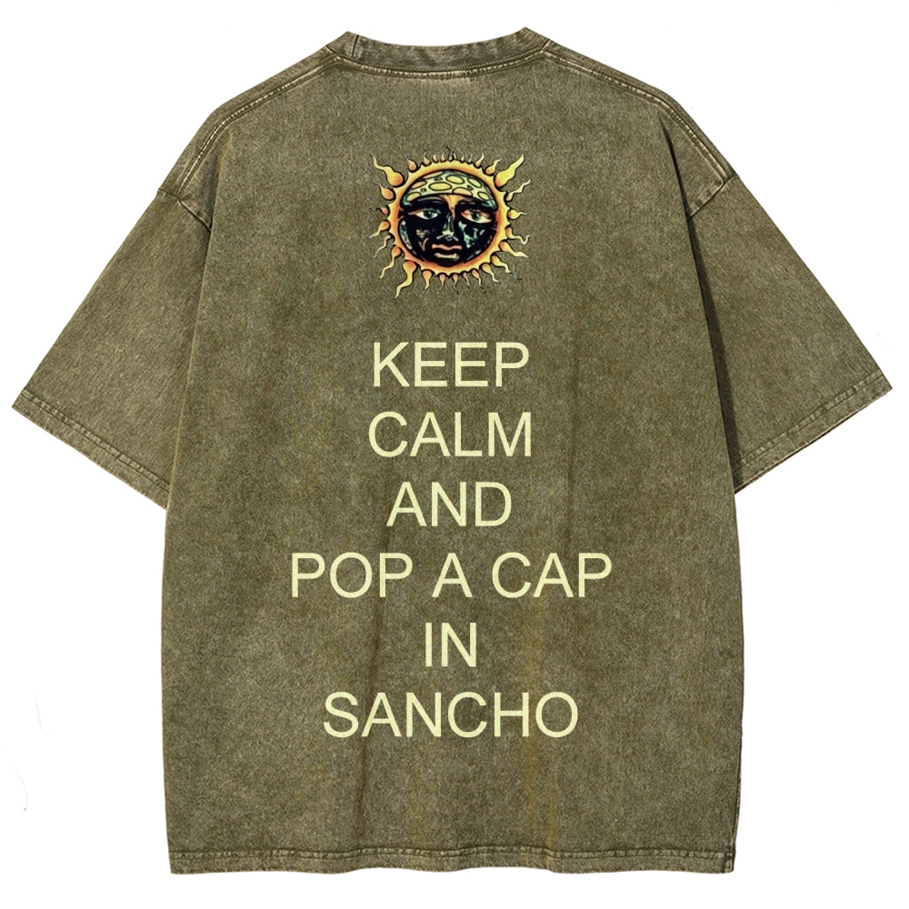 Keep Calm Sancho Washed Tee