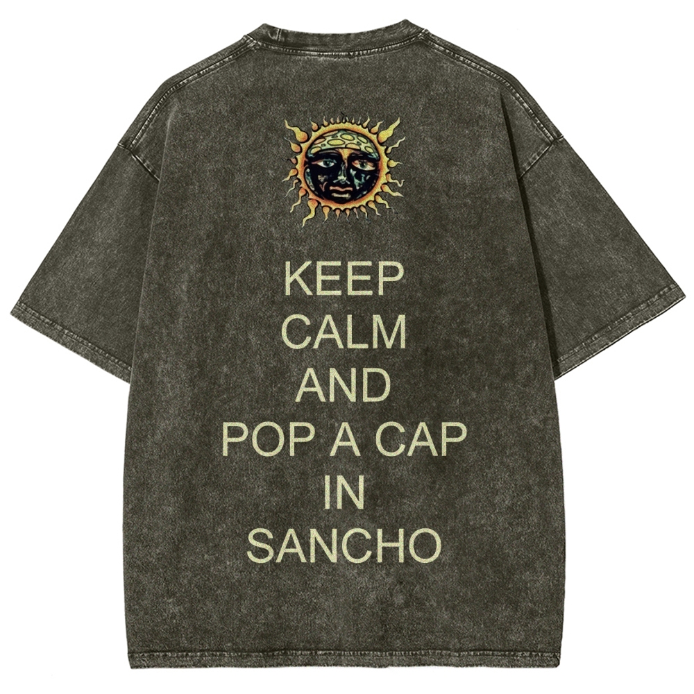 Keep Calm Sancho Washed Tee