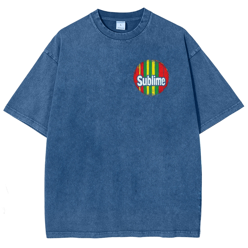 Rasta Rock N Roll Washed Tee