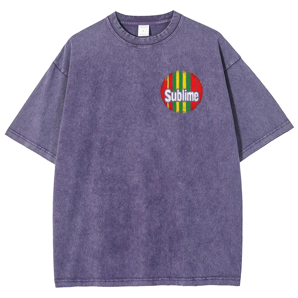 Rasta Rock N Roll Washed Tee