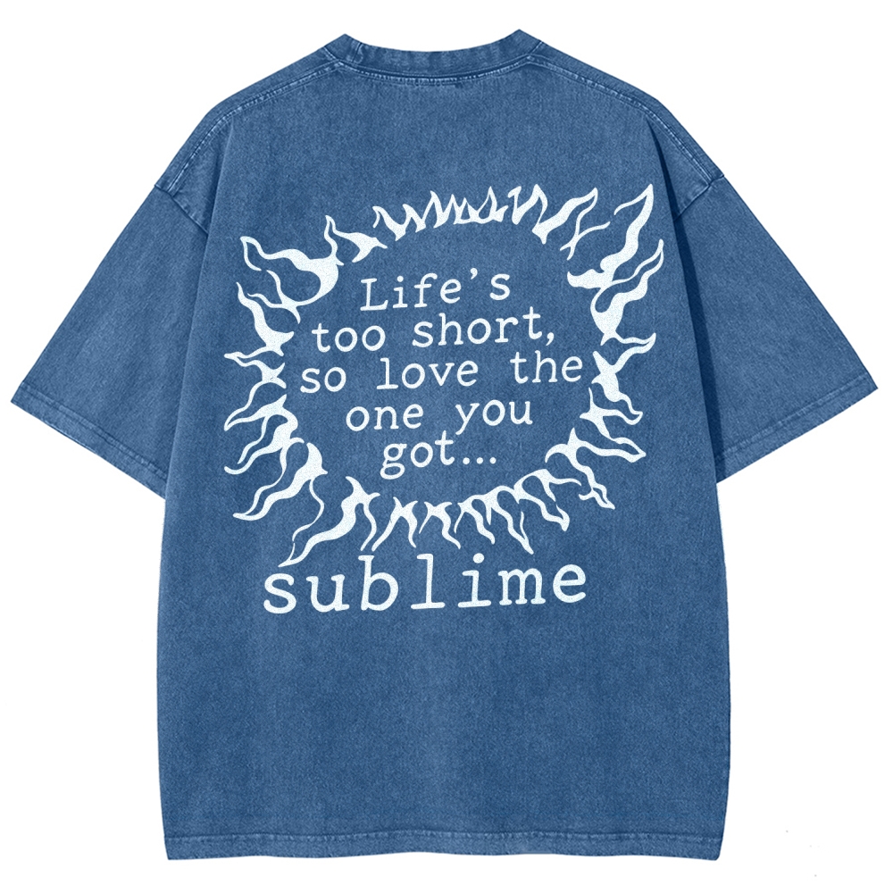Lightning Lyric Washed Vintage Tee
