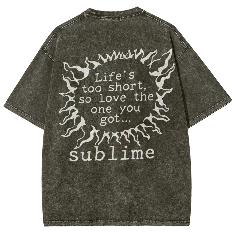 Lightning Lyric Washed Vintage Tee