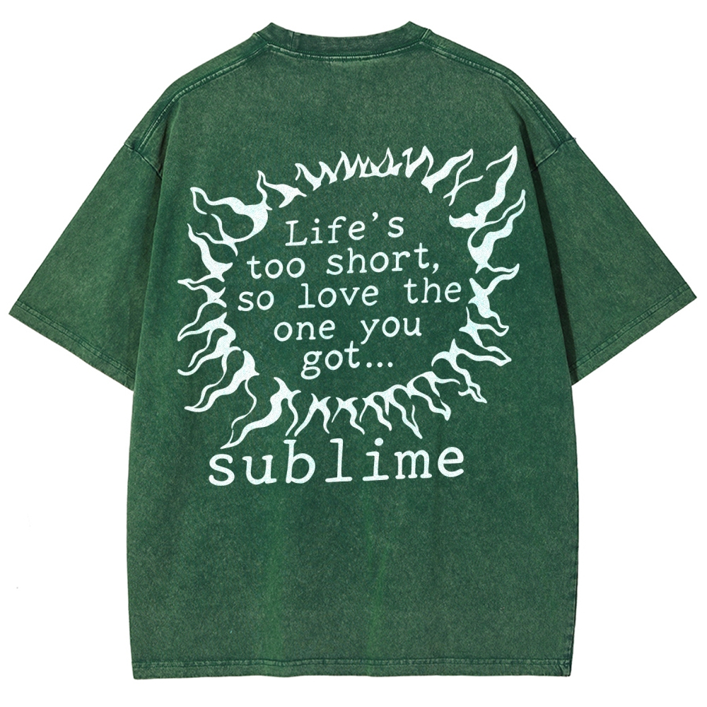 Lightning Lyric Washed Vintage Tee