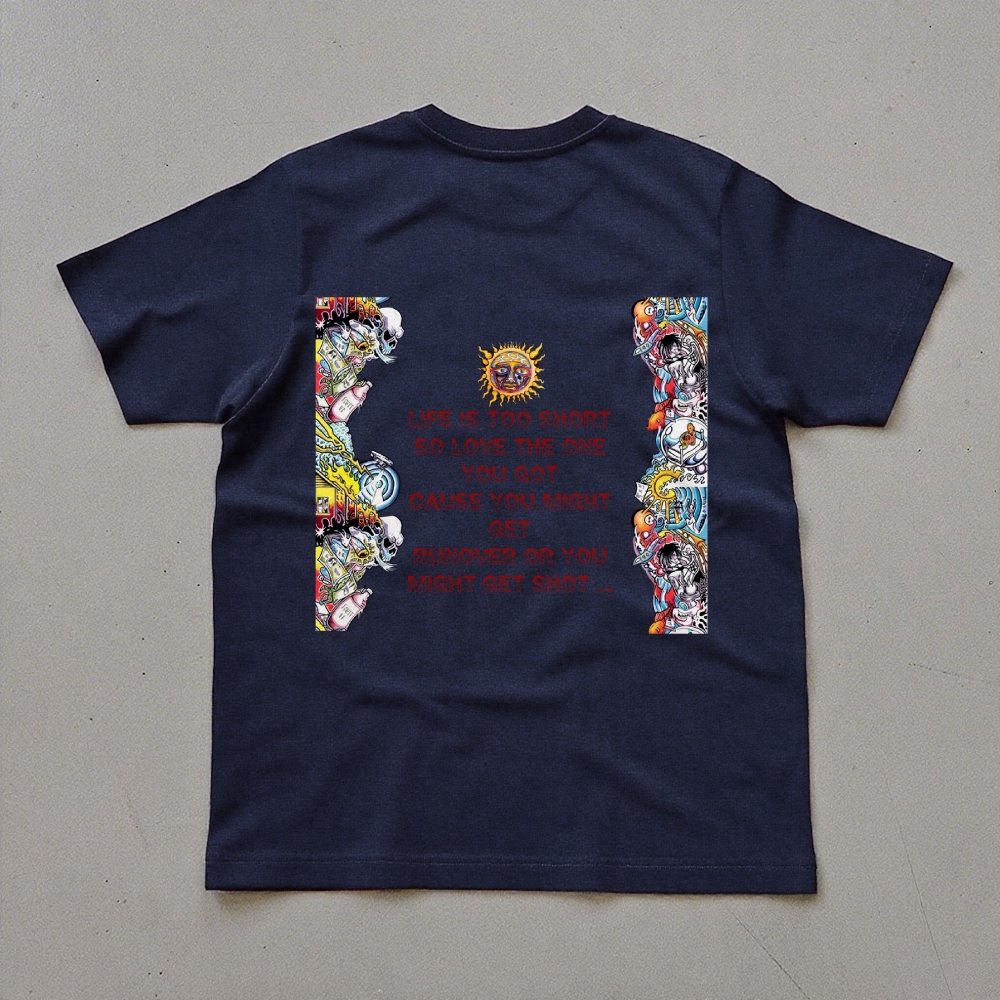 Floral Border Sun Graphic Tee