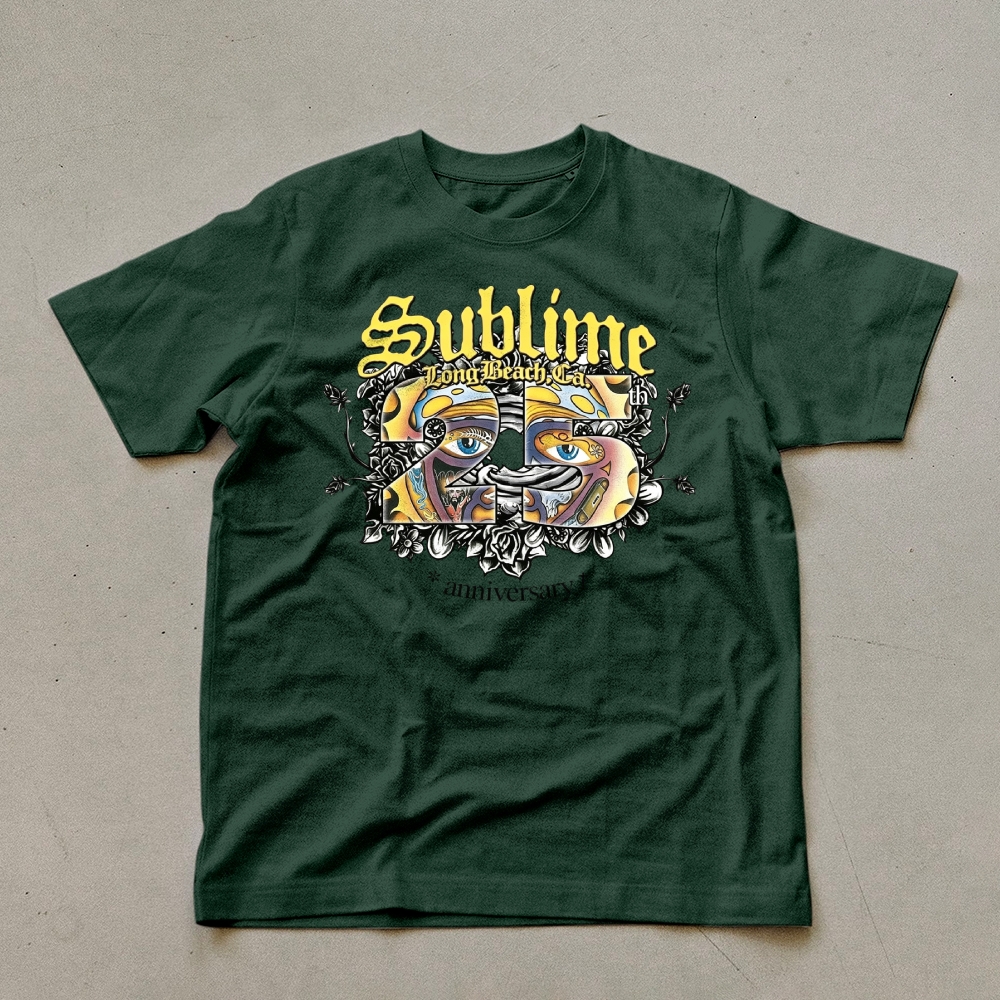 Floral Border Sun Graphic Tee