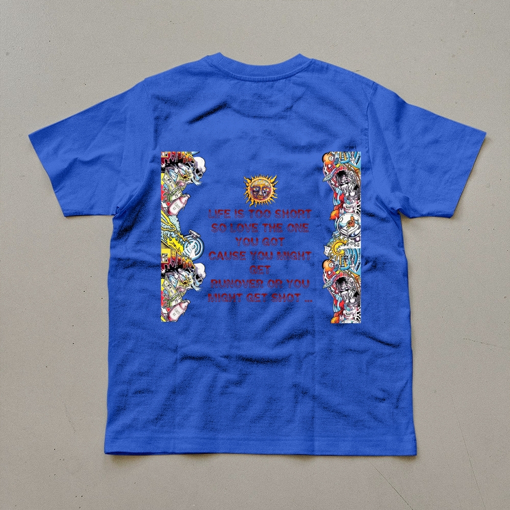 Floral Border Sun Graphic Tee