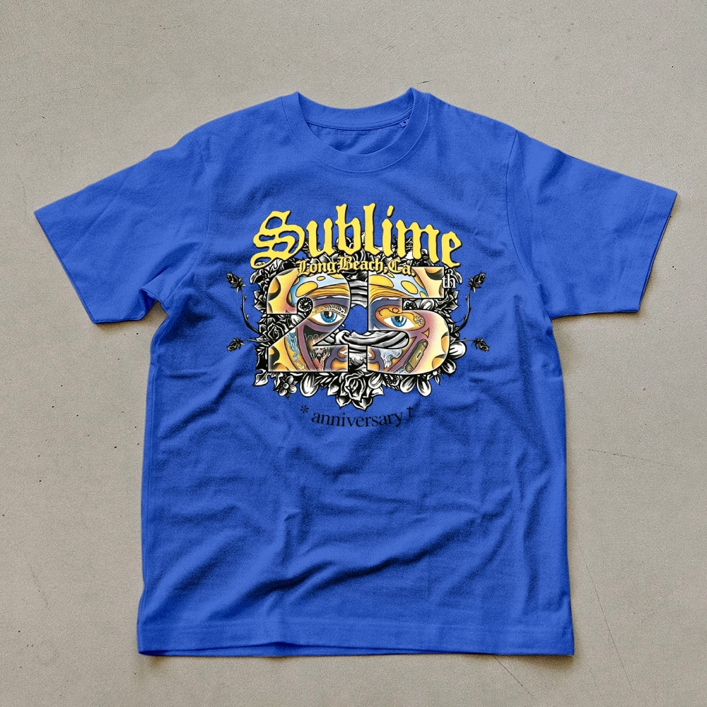 Floral Border Sun Graphic Tee