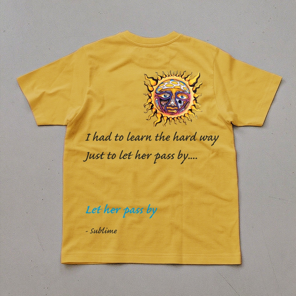 Let Her Pass By White Sun Tee